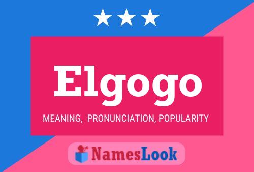 ملصق اسم Elgogo