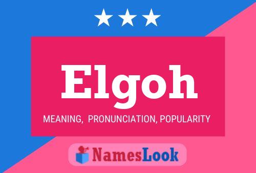 ملصق اسم Elgoh