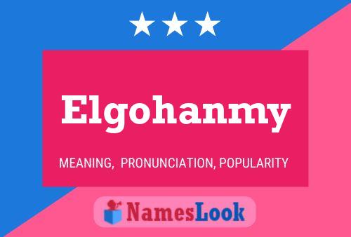 ملصق اسم Elgohanmy