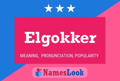 ملصق اسم Elgokker