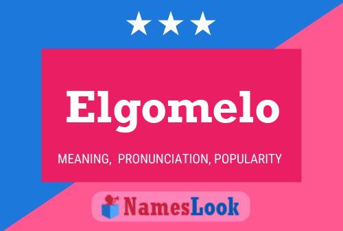 ملصق اسم Elgomelo