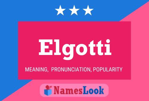 ملصق اسم Elgotti