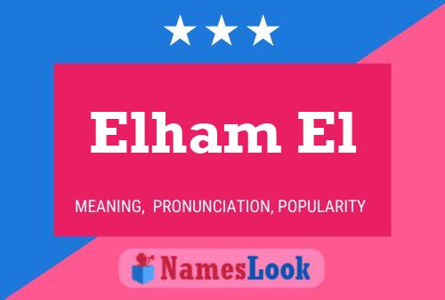 ملصق اسم Elham El