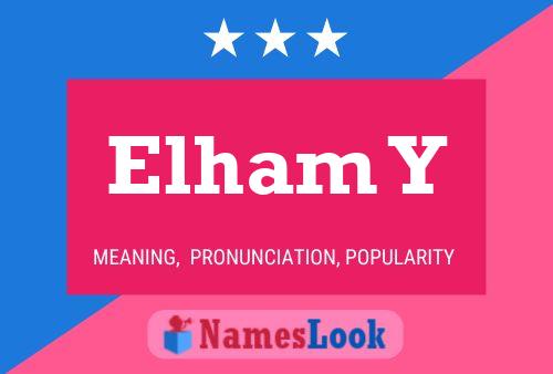 ملصق اسم Elham Y