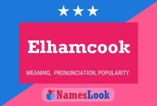 ملصق اسم Elhamcook