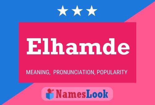 ملصق اسم Elhamde