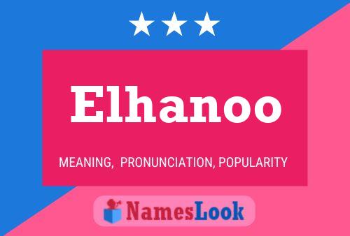 ملصق اسم Elhanoo