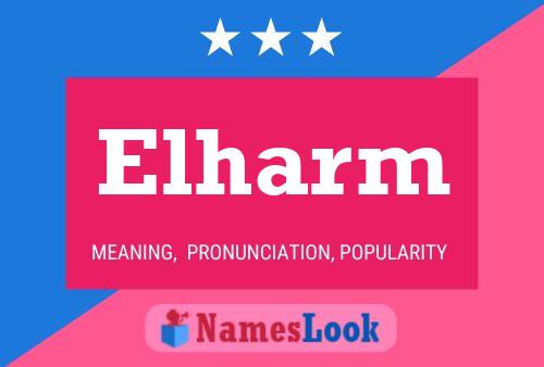 ملصق اسم Elharm