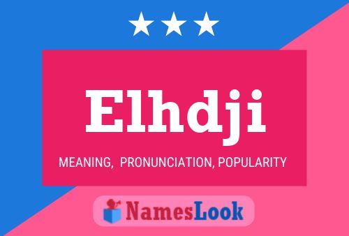 ملصق اسم Elhdji