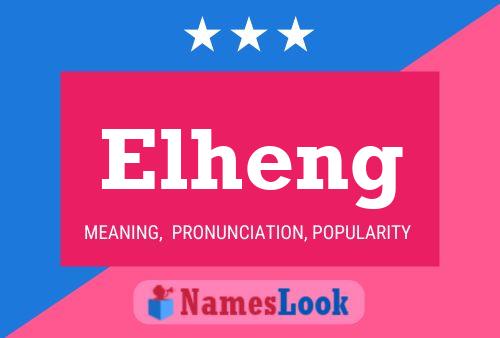 ملصق اسم Elheng