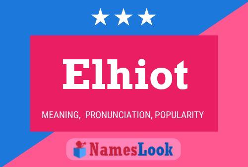 ملصق اسم Elhiot