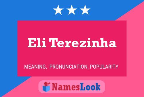 ملصق اسم Eli Terezinha