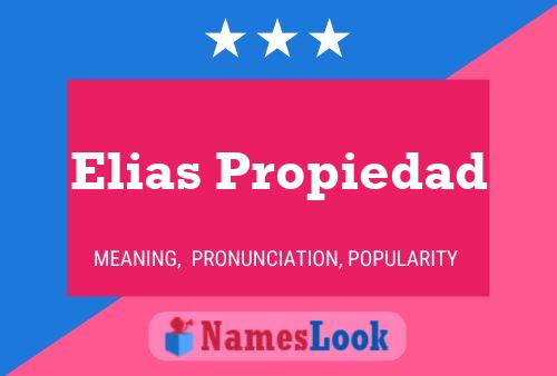 ملصق اسم Elias Propiedad