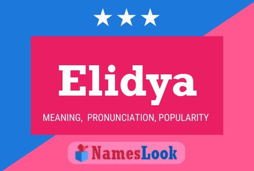 ملصق اسم Elidya