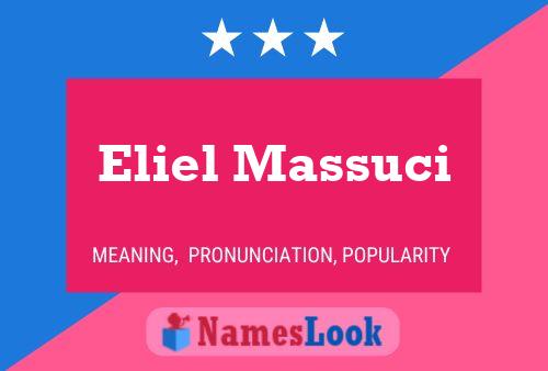 ملصق اسم Eliel Massuci