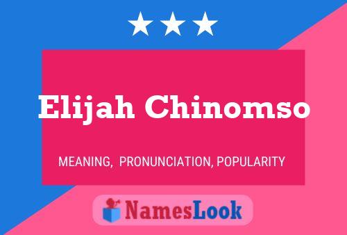 ملصق اسم Elijah Chinomso