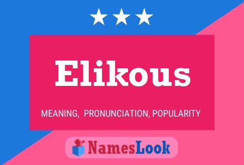 ملصق اسم Elikous