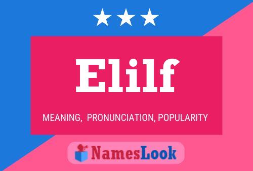 ملصق اسم Elilf