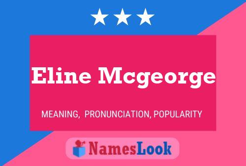 ملصق اسم Eline Mcgeorge