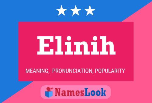 ملصق اسم Elinih