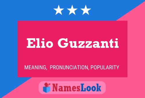 ملصق اسم Elio Guzzanti