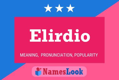 ملصق اسم Elirdio