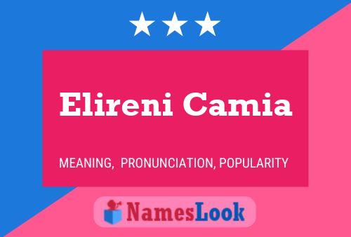 ملصق اسم Elireni Camia