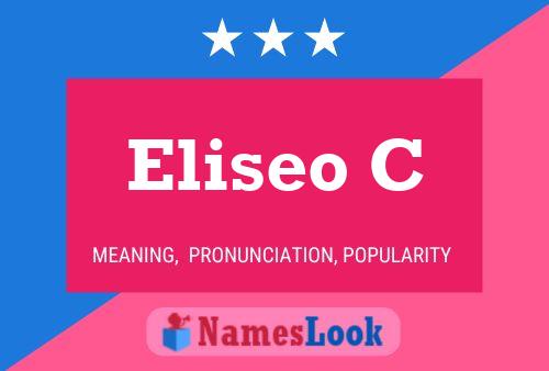 ملصق اسم Eliseo C