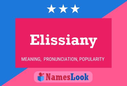 ملصق اسم Elissiany