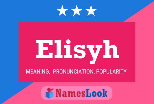 ملصق اسم Elisyh