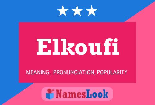 ملصق اسم Elkoufi