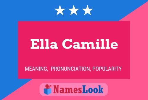 ملصق اسم Ella Camille