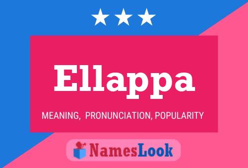 ملصق اسم Ellappa