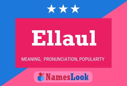 ملصق اسم Ellaul