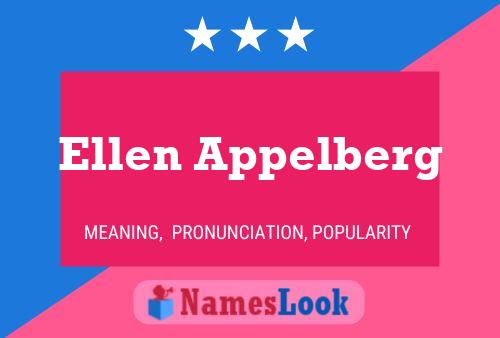 ملصق اسم Ellen Appelberg