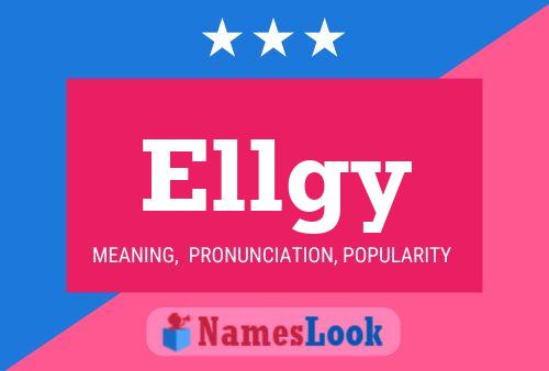 ملصق اسم Ellgy