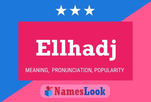 ملصق اسم Ellhadj