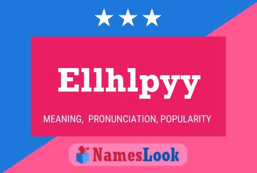 ملصق اسم Ellhlpyy