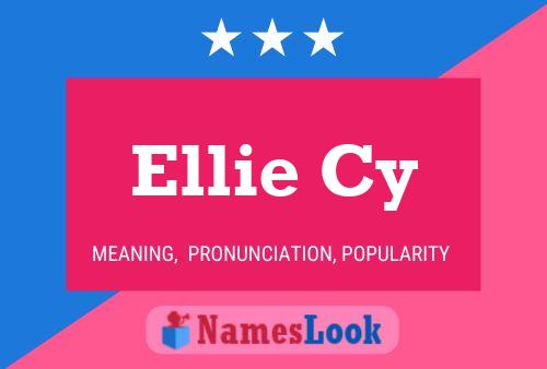 ملصق اسم Ellie Cy