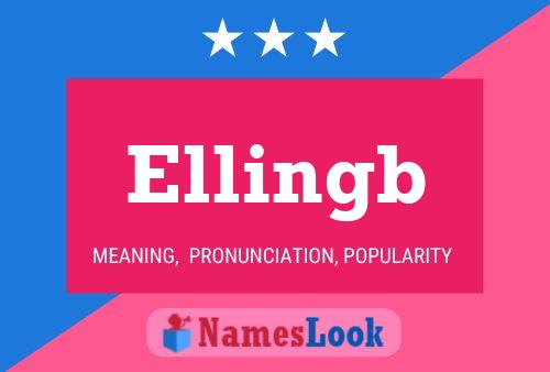 ملصق اسم Ellingb