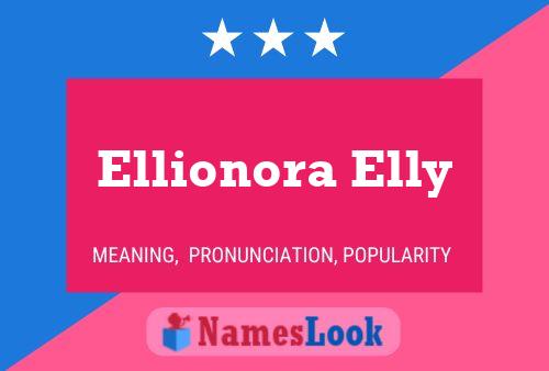 ملصق اسم Ellionora Elly