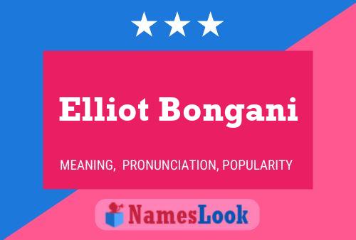 ملصق اسم Elliot Bongani