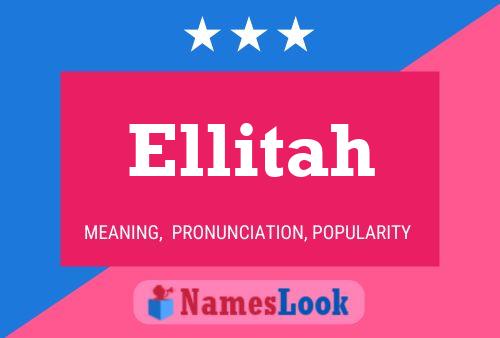 ملصق اسم Ellitah