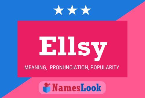 ملصق اسم Ellsy