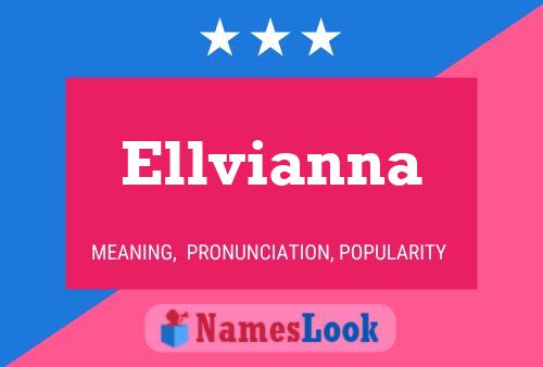 ملصق اسم Ellvianna