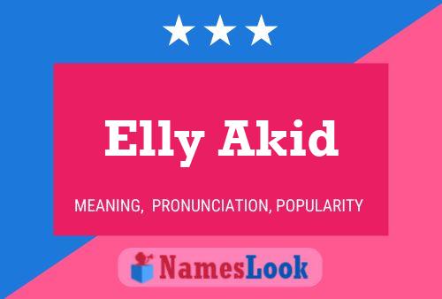 ملصق اسم Elly Akid