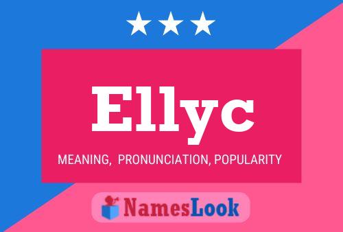 ملصق اسم Ellyc