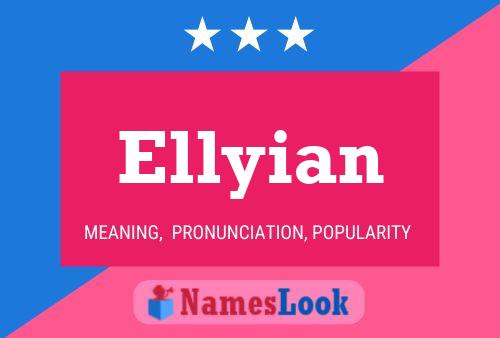 ملصق اسم Ellyian