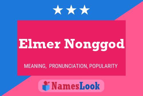 ملصق اسم Elmer Nonggod