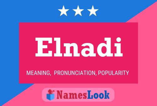 ملصق اسم Elnadi